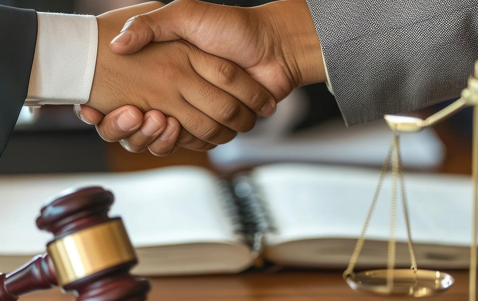 Attorney handshake